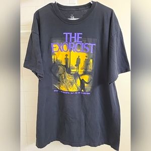 Unisex "The Exorcist" tee shirt unisex XL men's. Glows under black light.